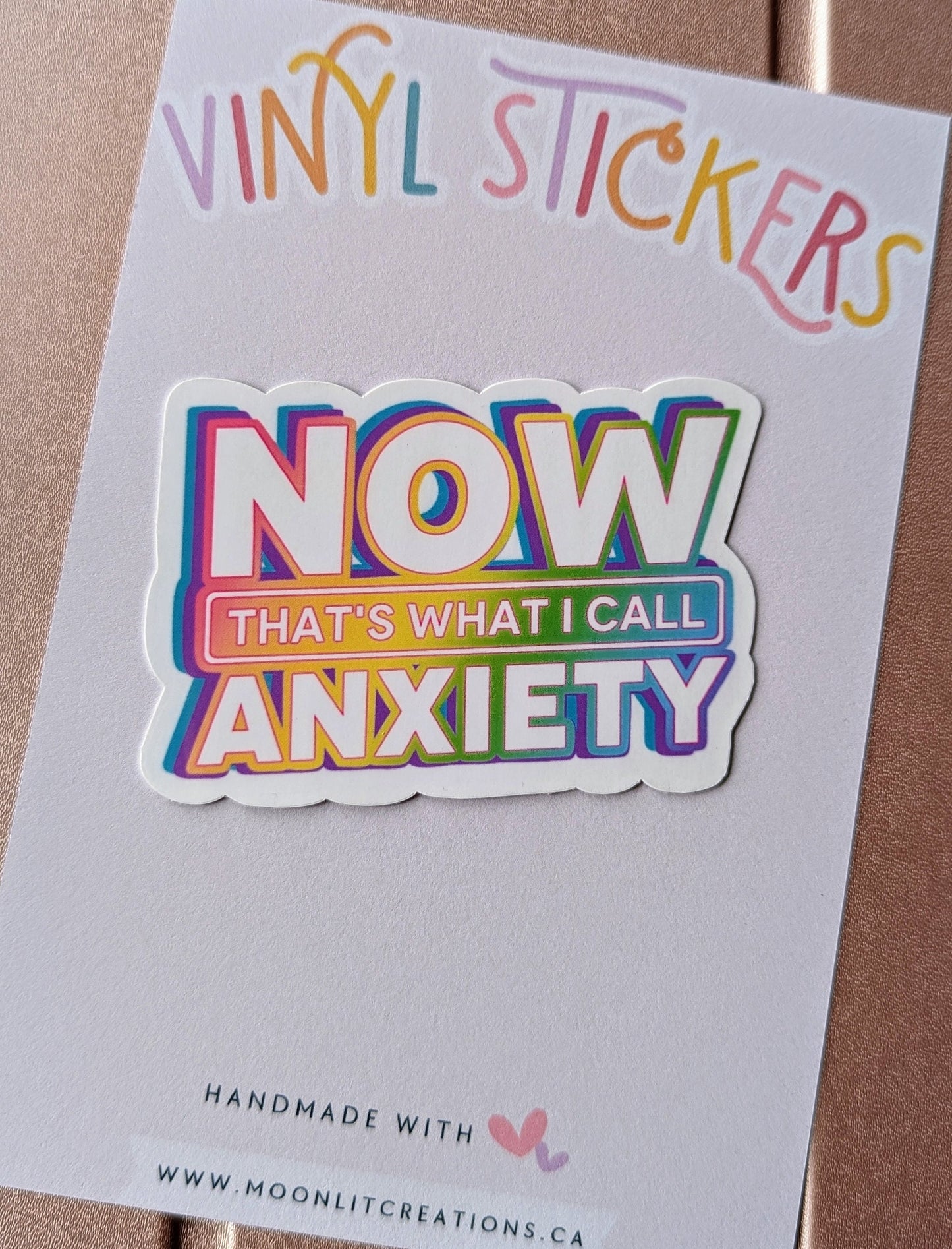 Now that's what I call anxiety sticker, anxious girly stickers for water bottle, nostalgia gifts for best friend, 90s stickers for kindle