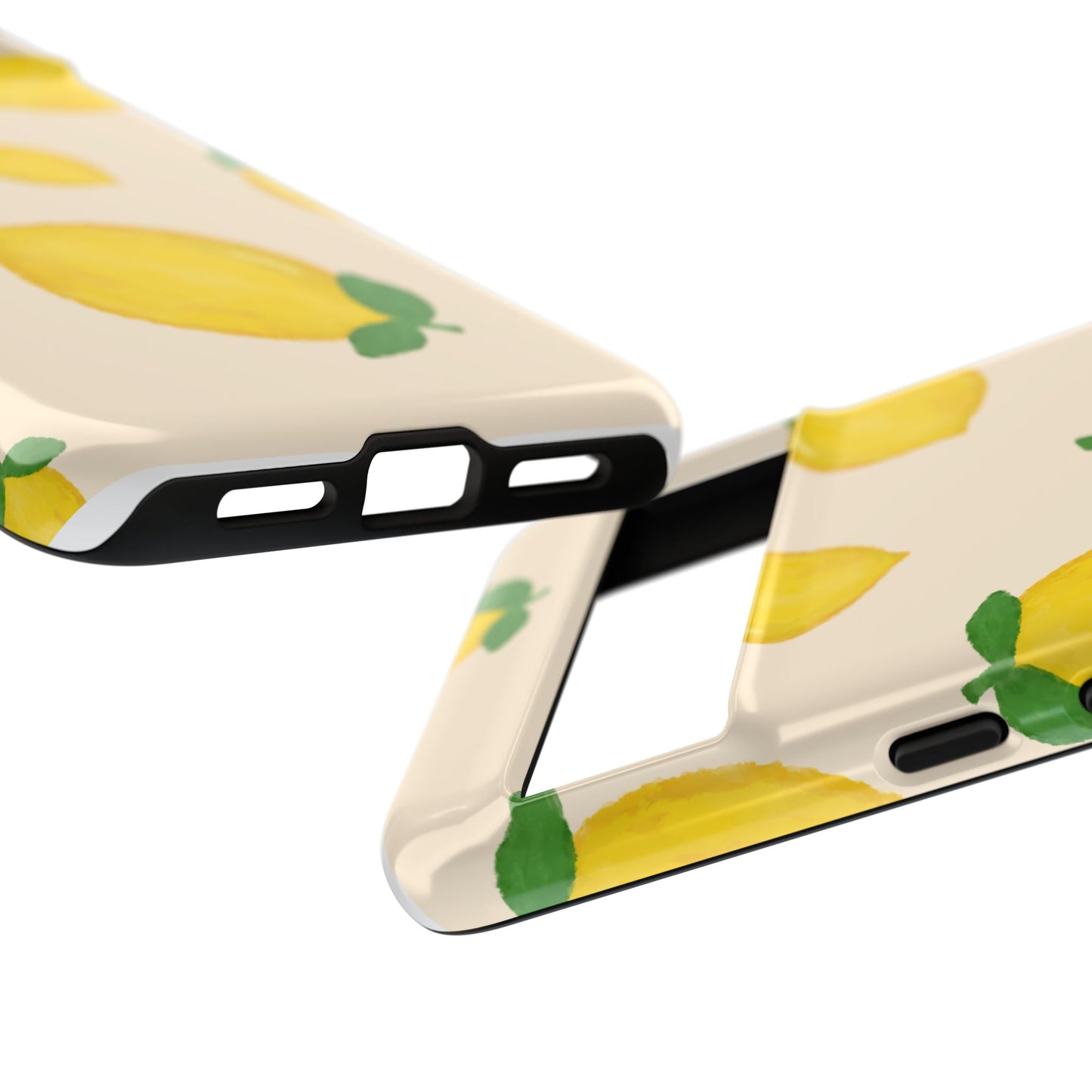 Lemon Print Phone Case, Vibrant Lemon Design, Cute Citrus Case, Gift for Fruit Lovers, Summer Vibe Accessories