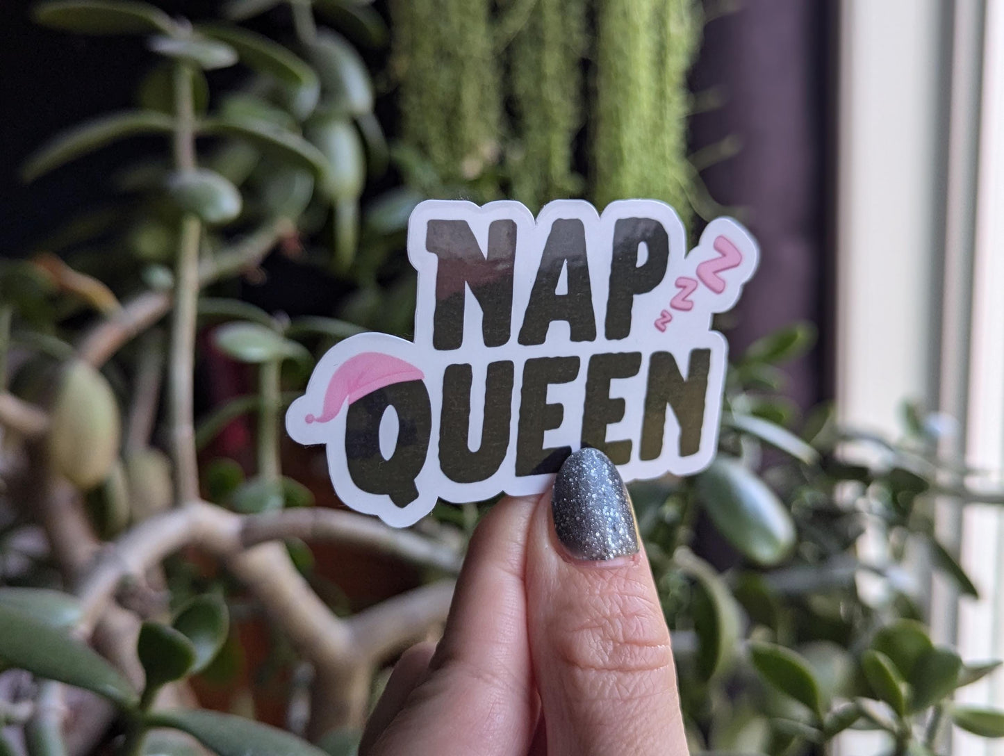 Nap Queen Vinyl Sticker