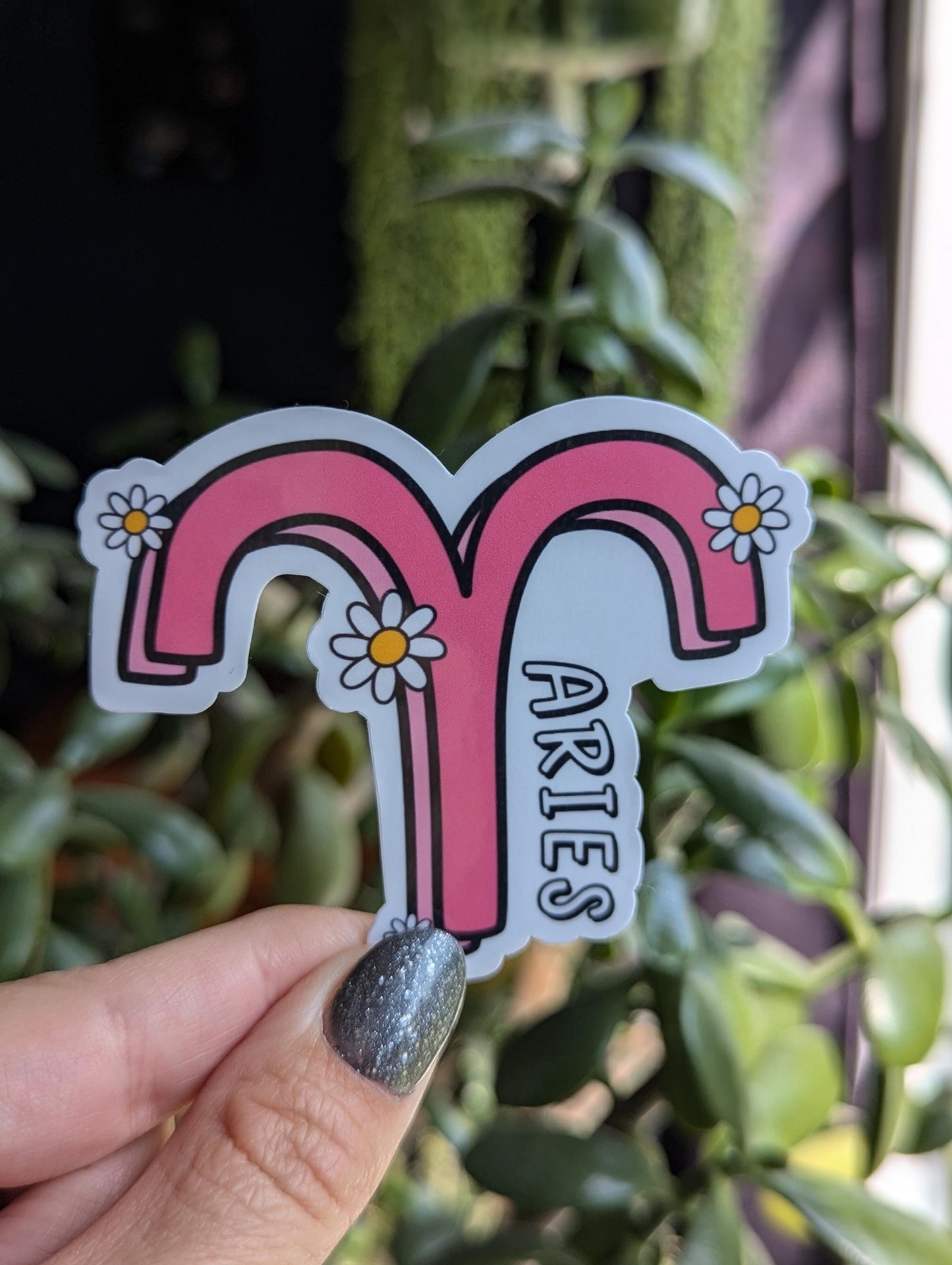 Aries sticker for kindle, astrology stickers for water bottle, zodiac sign sticker, horoscope, witchy gifts for her, metaphysical gifts