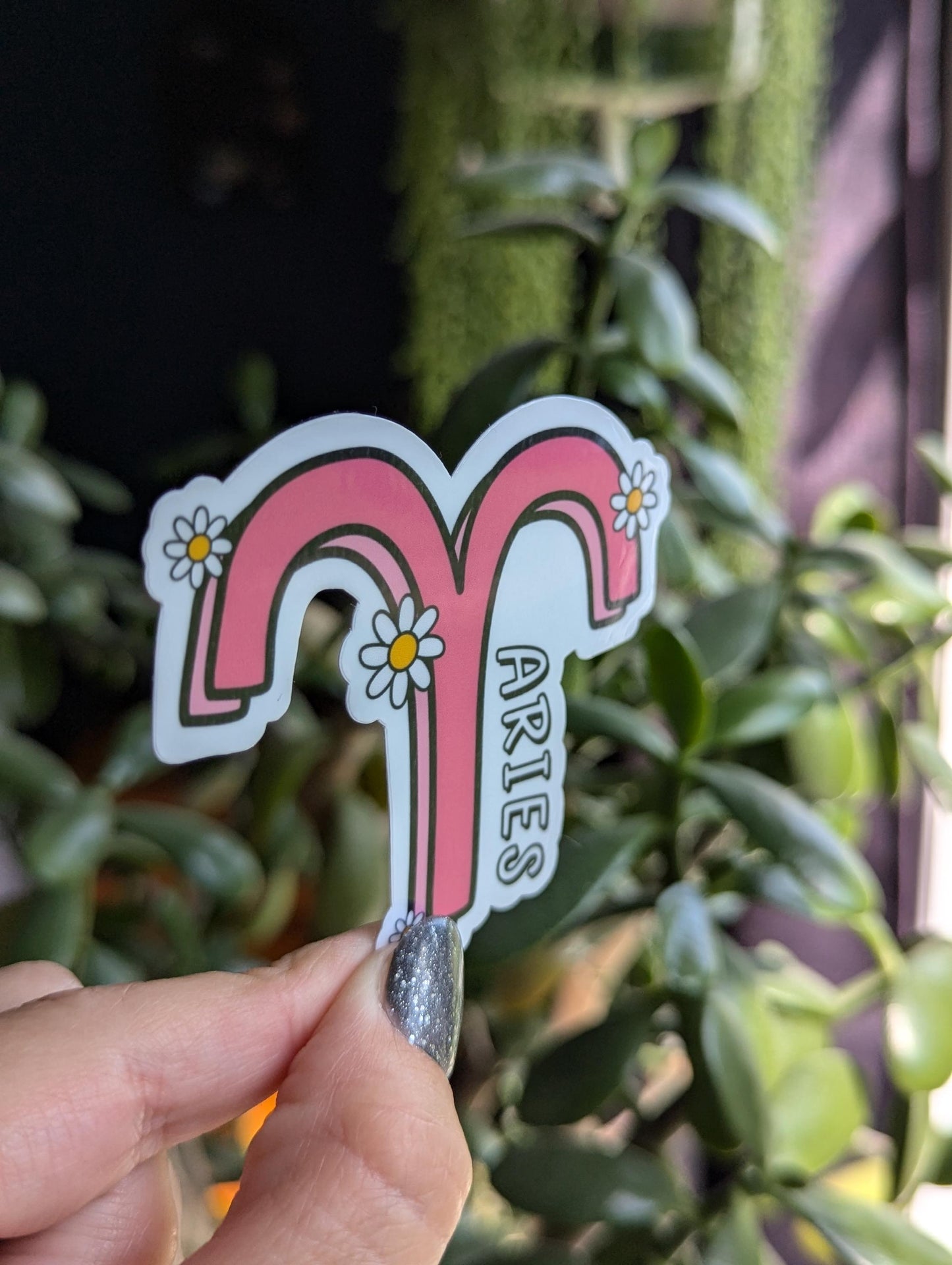 Aries sticker for kindle, astrology stickers for water bottle, zodiac sign sticker, horoscope, witchy gifts for her, metaphysical gifts