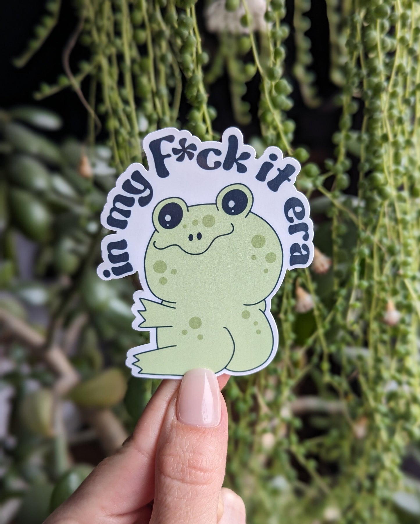 Cute frog stickers for hydroflask, sarcastic stickers for laptop, snarky stickers for phone case, funny stickers adult, sassy gifts for her