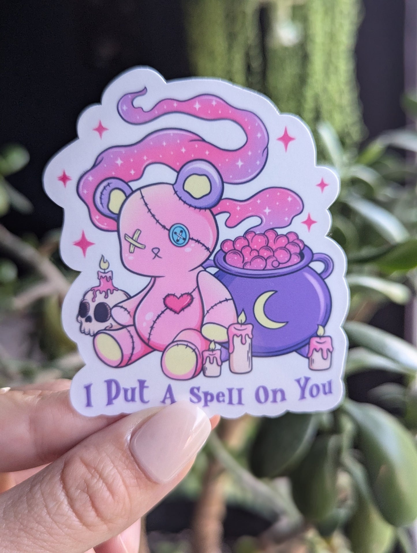 I Put A Spell On You Vinyl Sticker