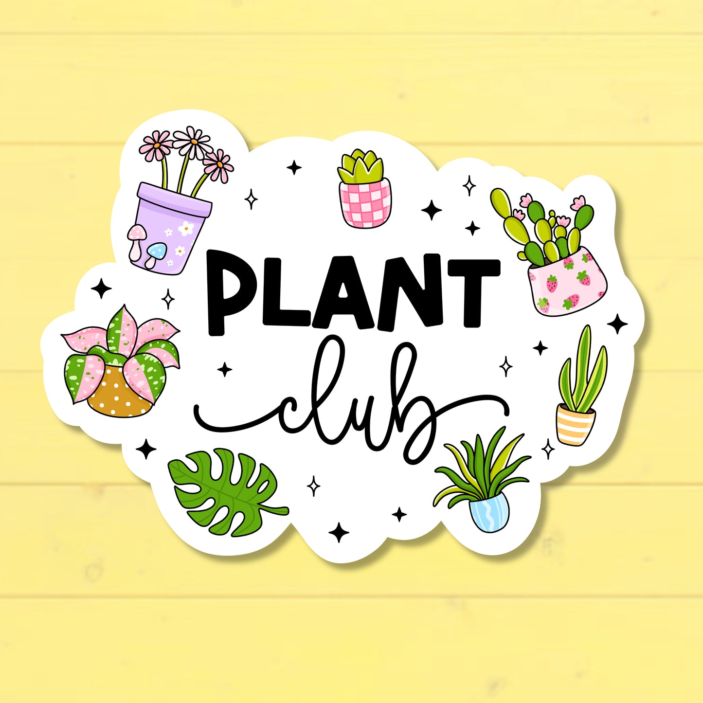 Plant Club Sticker | Plant Lover Gift