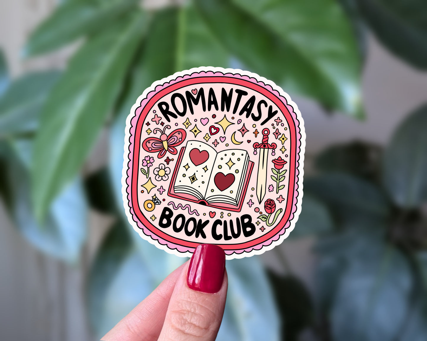 Romantasy Book Club Vinyl Sticker