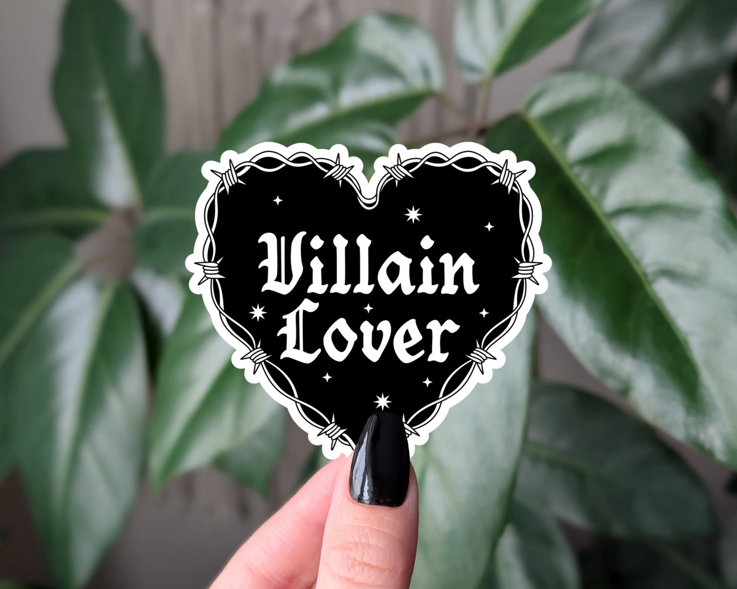 Villain Lover Sticker | Gothic Dark Romance Bookish Vinyl Sticker